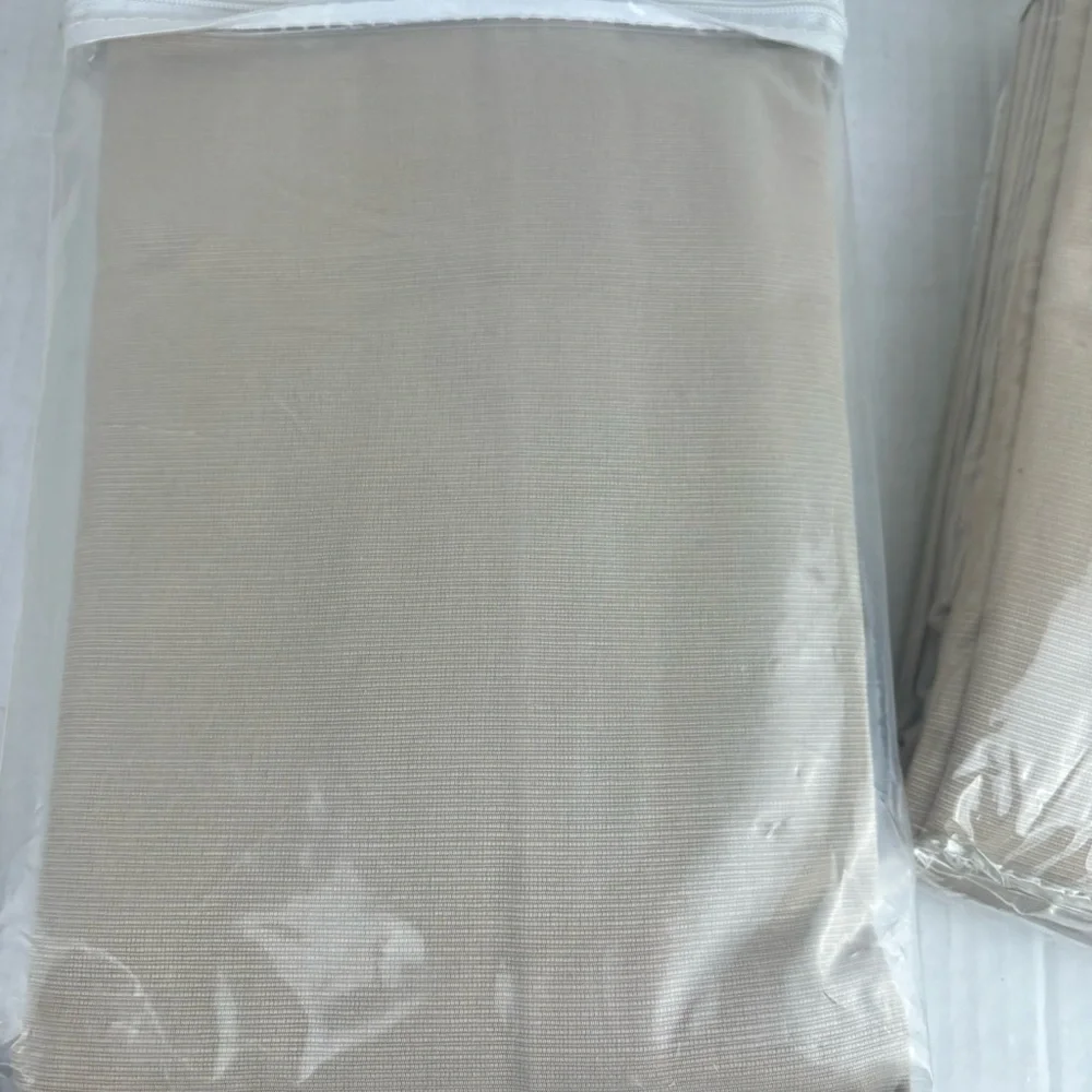 Colormates- 2- tan curtain panels-63”-NWT